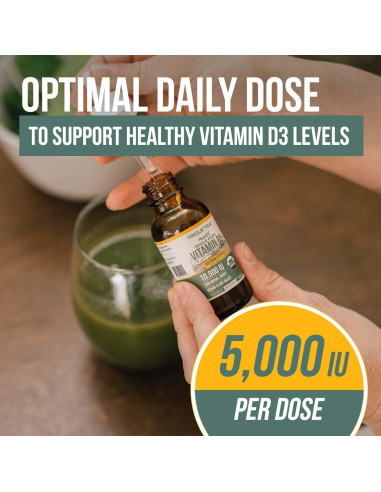 Vitamina D3 Orgánica Plant-D3 5000 UI Líquido Sublingual 29.57 ml