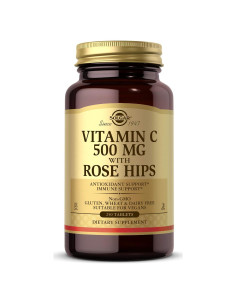 Vitamina C 500 mg Solgar con Rosa Mosqueta - 250 Tabletas