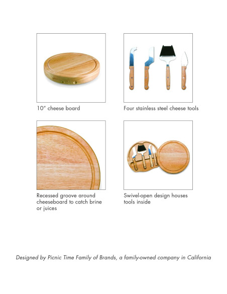 Tabla de Queso Circo Picnic Time LOTR 25.9 cm con Cuchillos