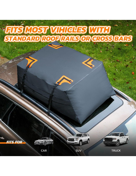 Bolsa de Techo Impermeable DNA MOTORING 120x90x45 cm