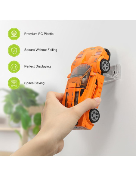 Soporte de Pared LANMU para Autos Lego Speed Champion 12 Pcs