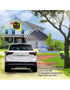 Alarma Inalámbrica HTZSAFE con 3 Sensores y Receptor 2