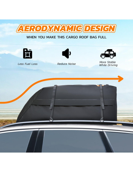 Bolsa de Techo Impermeable DNA MOTORING 120x90x45 cm