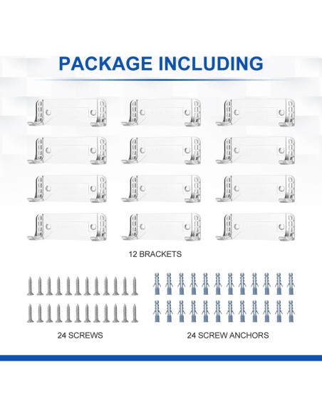 Soporte de Pared LANMU para Autos Lego Speed Champion 12 Pcs