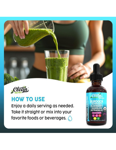 Gotas de Drenaje Linfático Clean Nutraceuticals 45.4g