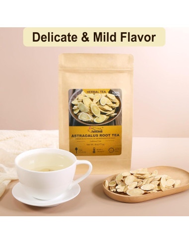 Té de raíz de astrágalo FullChea 170g - Hierba natural sin gluten