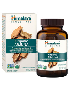 Suplemento Herbal Arjuna Orgánico Himalaya 700 mg 60 Tabletas