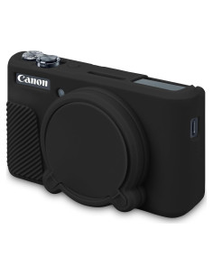 Funda de Silicona BOVKE para Cámara Canon PowerShot SX740 Negra