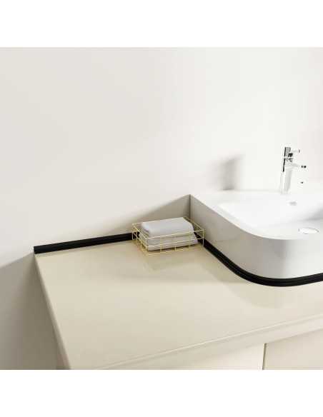 Moldura Flexible de Esquina Raycity 22 Pies Negro 90 Grados