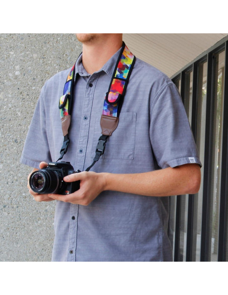 Correa de cámara USA Gear GRCMMS0100GMEW Neopreno Acolchado