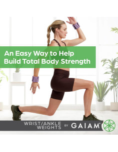 Pesas de Muñeca y Tobillo Gaiam 0.45 kg - Entrenamiento de Fuerza 2