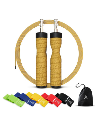Cuerda de Salto Ajustable TUUTIE - Fitness, Cardio y Boxeo