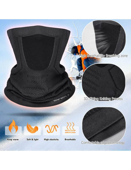 Gaiter de Cuello YANIKY A Prueba de Viento para Invierno