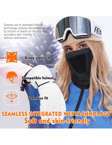 Gaiter de Cuello YANIKY A Prueba de Viento para Invierno