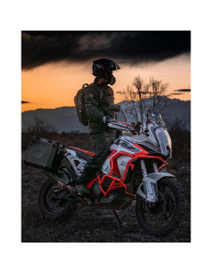 Chaqueta de Motocicleta RIDEIRON MJ5502 con Armadura CE Negra M 2