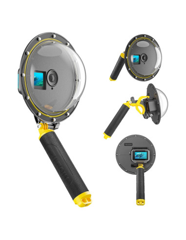 Puerto de Domo Impermeable TELESIN 15.24 cm para DJI Osmo Action
