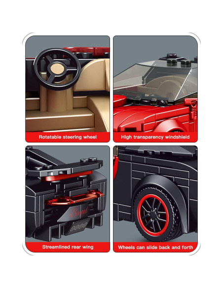 Bloques de Construcción Mould King Veyron 370 Piezas