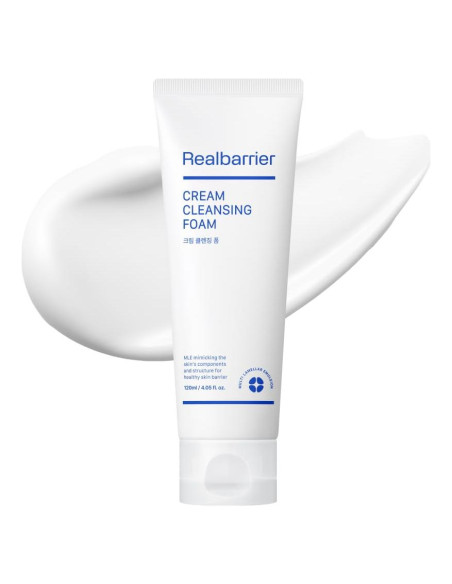 Espuma Limpiadora Facial Real Barrier 120ml Ceramidas Hidratante