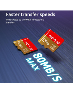 Paquete de 2 Tarjetas TF 128GB Bliksem con Adaptador 2