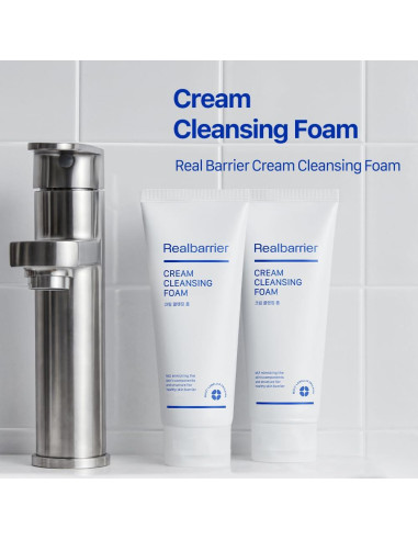 Espuma Limpiadora Facial Real Barrier 120ml Ceramidas Hidratante