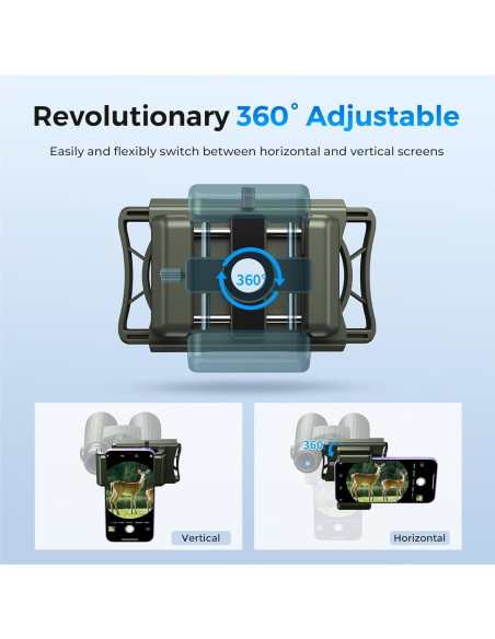 Adaptador de Teléfono para Telescopio Evil Eye 360 Rotatable