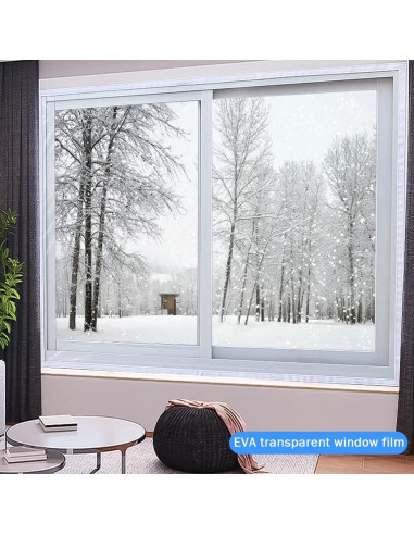 Kit de Aislamiento de Ventanas Tshiwort 119x239 cm Transparente