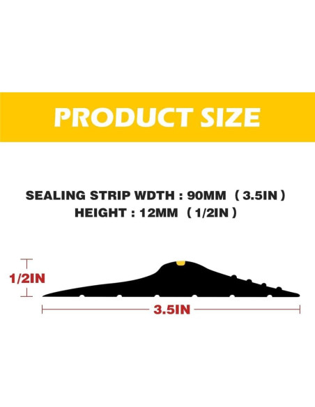 Tira de Sellado Universal CloudBuyer 3m para Puerta de Garaje