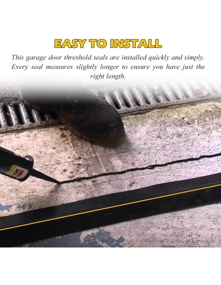 Tira de Sellado Universal CloudBuyer 3m para Puerta de Garaje