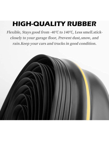 Tira de Sellado Universal CloudBuyer 3m para Puerta de Garaje