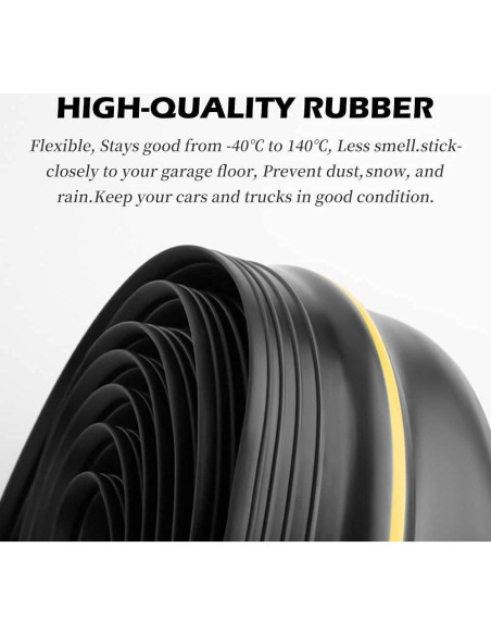 Tira de Sellado Universal CloudBuyer 3m para Puerta de Garaje