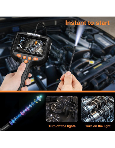 Cámara de Endoscopio JYTONE 5.5mm HD 2m Impermeable