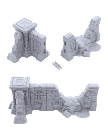 Conjunto de Expansión Templo Olvidado - Terreno DND 28 mm
