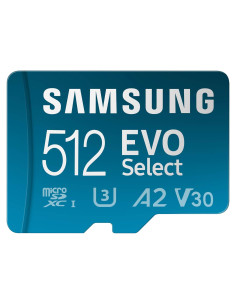 Tarjeta microSD Samsung EVO Select 512GB UHS-I 160MB/s 4K