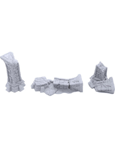 Conjunto de Expansión Templo Olvidado - Terreno DND 28 mm