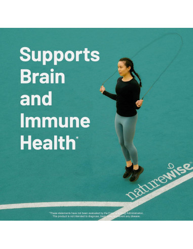 NatureWise Omega 3 Aceite de Pescado 500mg - 60 Cápsulas Blandas
