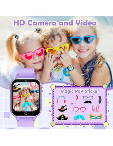 Reloj de Juegos Inteligente Luyiilo X32 para Niños 4-12 Años