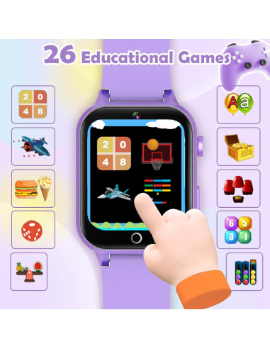 Reloj de Juegos Inteligente Luyiilo X32 para Niños 4-12 Años