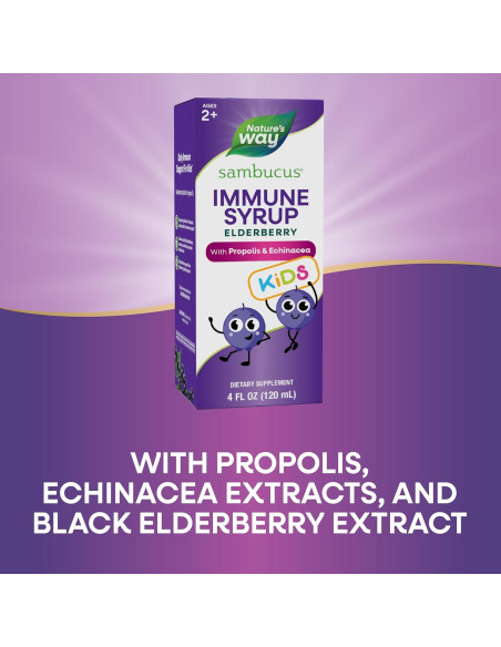 Jarabe Inmunológico de Saúco Nature's Way 118 ml Niños