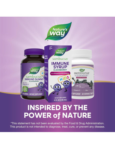 Jarabe Inmunológico de Saúco Nature's Way 118 ml Niños