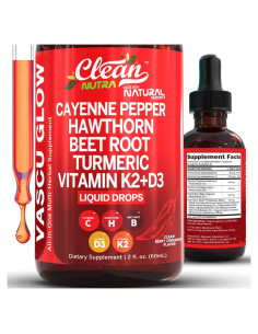 Suplemento Líquido Clean Nutra de Gotas de Pimienta de Cayena 132g
