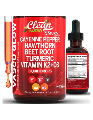 Suplemento Líquido Clean Nutra de Gotas de Pimienta de Cayena 132g