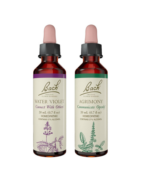 Remedios Florales Bach 2-Pack Agrimonia y Violeta 20mL