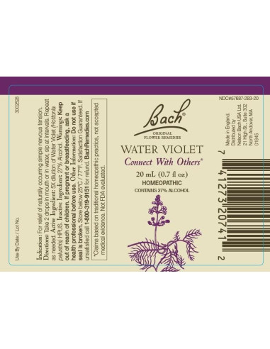 Remedios Florales Bach 2-Pack Agrimonia y Violeta 20mL