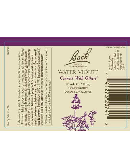 Remedios Florales Bach 2-Pack Agrimonia y Violeta 20mL