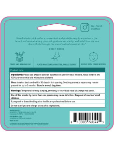 Inhalador Nasal MOXE Alpine 1.48 ml - Aceites Esenciales Puros 2