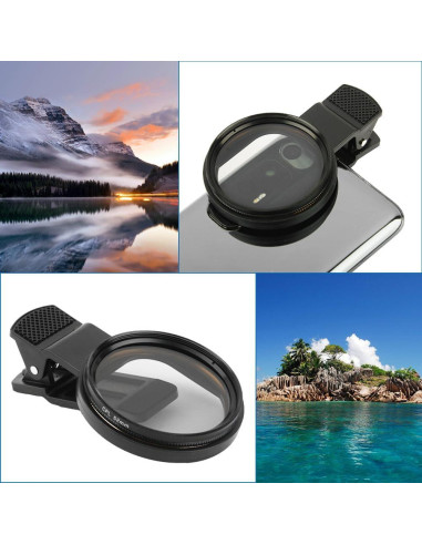 Filtro CPL para Cámara de Teléfono Tookie 52mm Clip-On