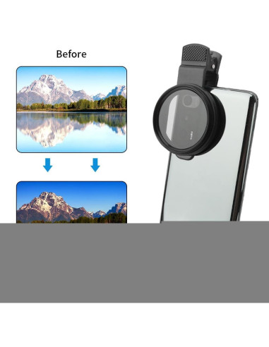 Filtro CPL para Cámara de Teléfono Tookie 52mm Clip-On