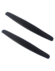 Tiras de Protección de Parachoques AUXBC 40x5.5cm Negro 2Pcs