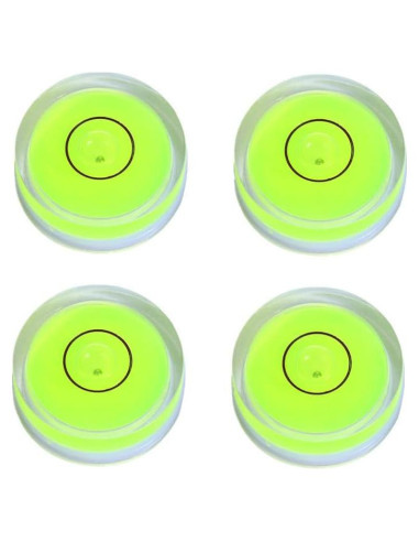 4 Niveles de Burbuja Circulares Adheribles YMGBHNKJLS 2.5x1cm