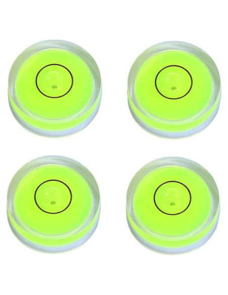 4 Niveles de Burbuja Circulares Adheribles YMGBHNKJLS 2.5x1cm